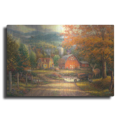 Luxe Metal Art 'Country Roads Take Me Home' by Chuck Pinson, Metal Wall Art
