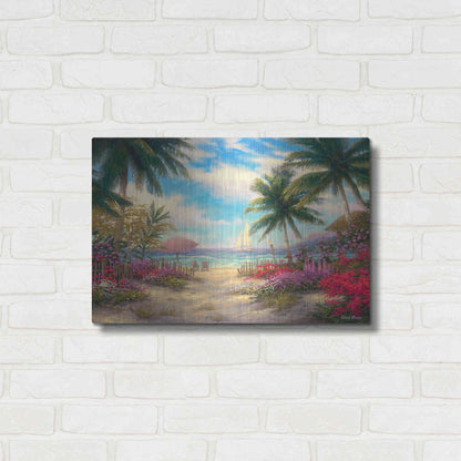 Luxe Metal Art 'Sea Breeze Path' by Chuck Pinson, Metal Wall Art,24x16