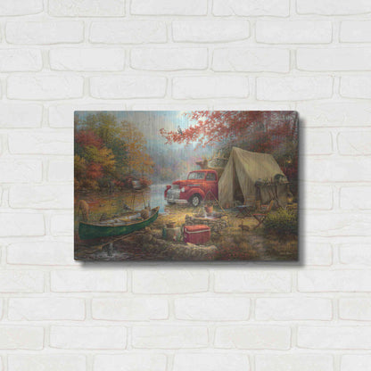 Luxe Metal Art 'Share the Outdoors' by Chuck Pinson, Metal Wall Art,24x16