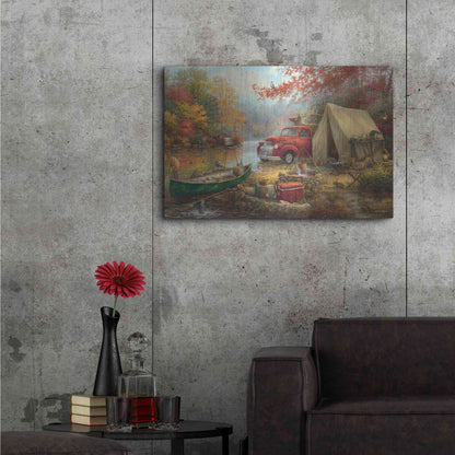 Luxe Metal Art 'Share the Outdoors' by Chuck Pinson, Metal Wall Art,36x24