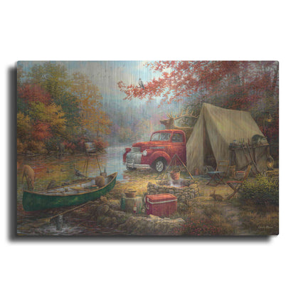 Luxe Metal Art 'Share the Outdoors' by Chuck Pinson, Metal Wall Art