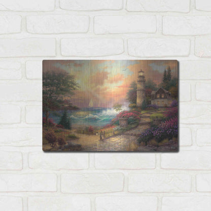 Luxe Metal Art 'Seaside Dreams' by Chuck Pinson, Metal Wall Art,16x12