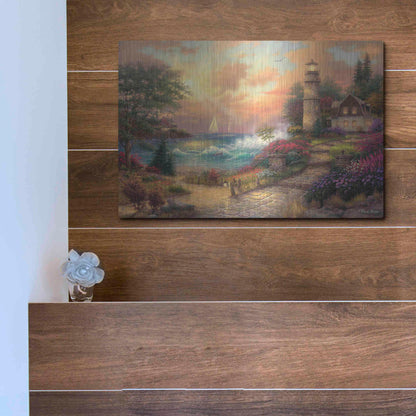 Luxe Metal Art 'Seaside Dreams' by Chuck Pinson, Metal Wall Art,16x12