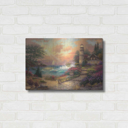 Luxe Metal Art 'Seaside Dreams' by Chuck Pinson, Metal Wall Art,24x16