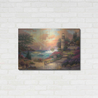Luxe Metal Art 'Seaside Dreams' by Chuck Pinson, Metal Wall Art,36x24