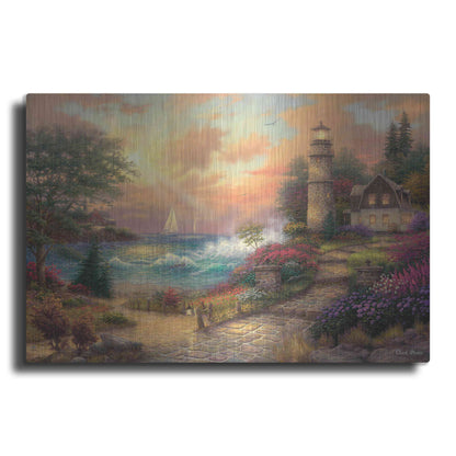 Luxe Metal Art 'Seaside Dreams' by Chuck Pinson, Metal Wall Art