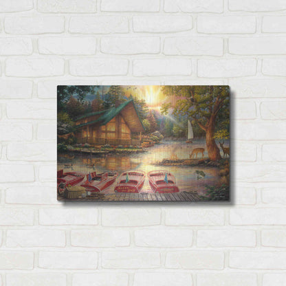 Luxe Metal Art 'Seize the Day' by Chuck Pinson, Metal Wall Art,24x16