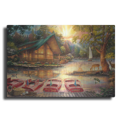 Luxe Metal Art 'Seize the Day' by Chuck Pinson, Metal Wall Art