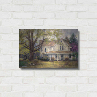 Luxe Metal Art 'Simple Country' by Chuck Pinson, Metal Wall Art,24x16