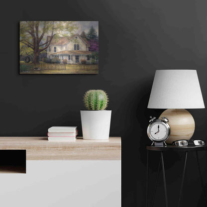 Luxe Metal Art 'Simple Country' by Chuck Pinson, Metal Wall Art,24x16