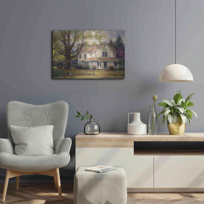 Luxe Metal Art 'Simple Country' by Chuck Pinson, Metal Wall Art,24x16