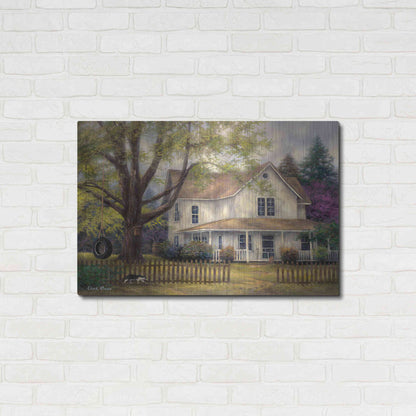 Luxe Metal Art 'Simple Country' by Chuck Pinson, Metal Wall Art,36x24
