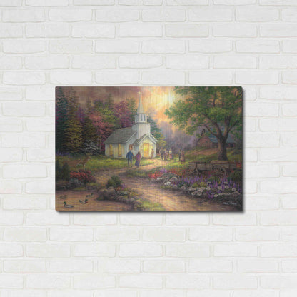 Luxe Metal Art 'Strength Along the Journey' by Chuck Pinson, Metal Wall Art,36x24