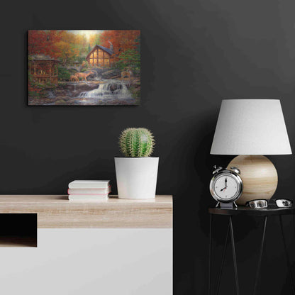 Luxe Metal Art 'The Colors of Life' by Chuck Pinson, Metal Wall Art,24x16