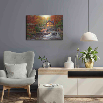 Luxe Metal Art 'The Colors of Life' by Chuck Pinson, Metal Wall Art,24x16