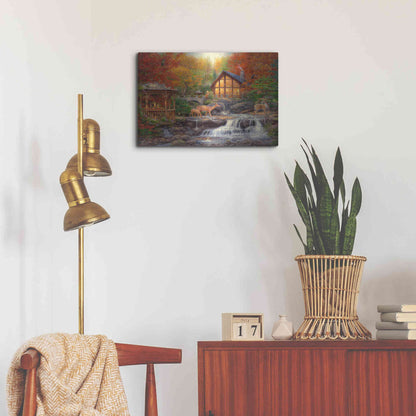 Luxe Metal Art 'The Colors of Life' by Chuck Pinson, Metal Wall Art,24x16