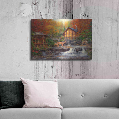 Luxe Metal Art 'The Colors of Life' by Chuck Pinson, Metal Wall Art,36x24