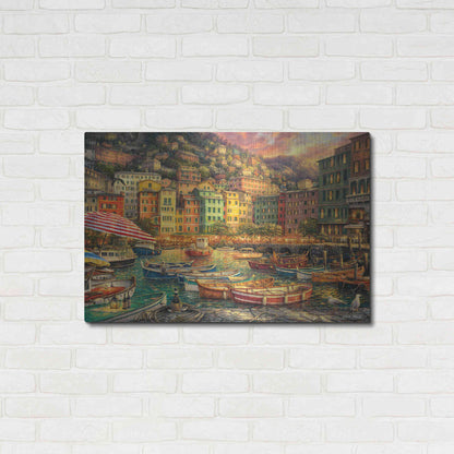 Luxe Metal Art 'Vibrance of Italy' by Chuck Pinson, Metal Wall Art,36x24