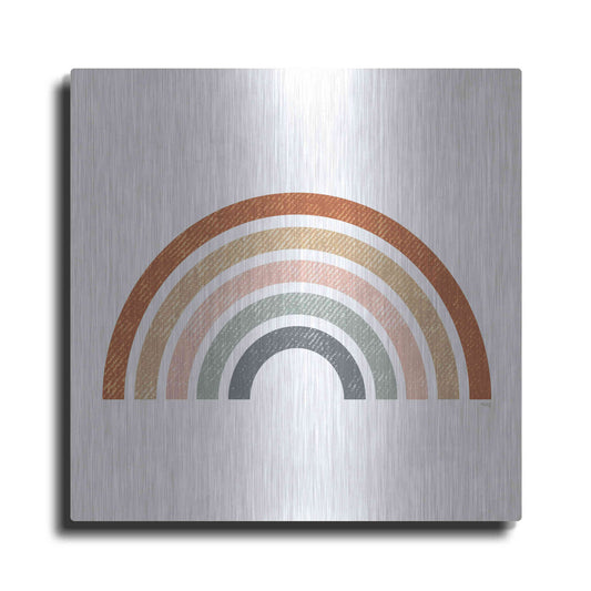 Luxe Metal Art 'Rustic Rainbow' by Heidi Kuntz, Metal Wall Art