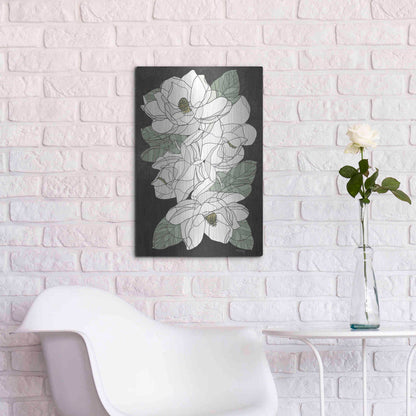 Luxe Metal Art 'Cascading Magnolias' by Heidi Kuntz, Metal Wall Art,16x24