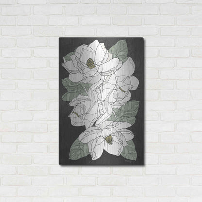 Luxe Metal Art 'Cascading Magnolias' by Heidi Kuntz, Metal Wall Art,24x36