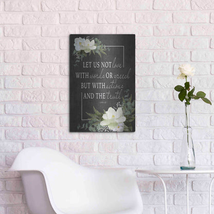 Luxe Metal Art 'Let Us Not Love' by Heidi Kuntz, Metal Wall Art,16x24