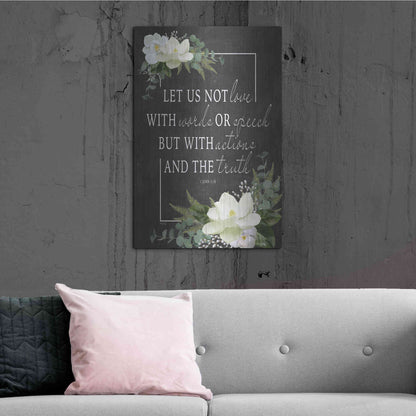 Luxe Metal Art 'Let Us Not Love' by Heidi Kuntz, Metal Wall Art,24x36