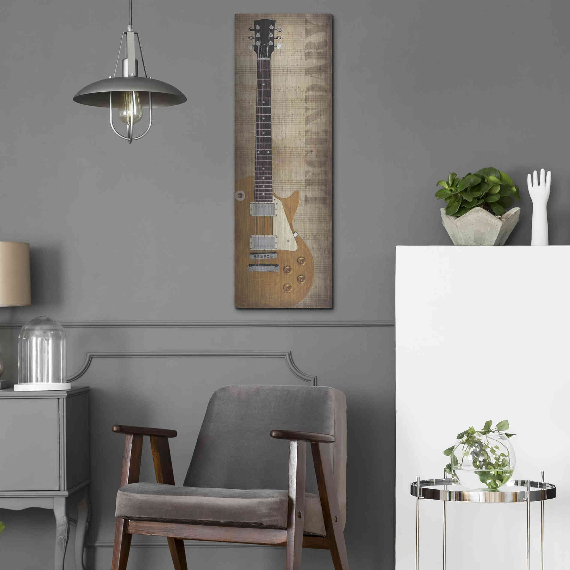 Luxe Metal Art 'Legendary' by John Jones, Metal Wall Art,12x36
