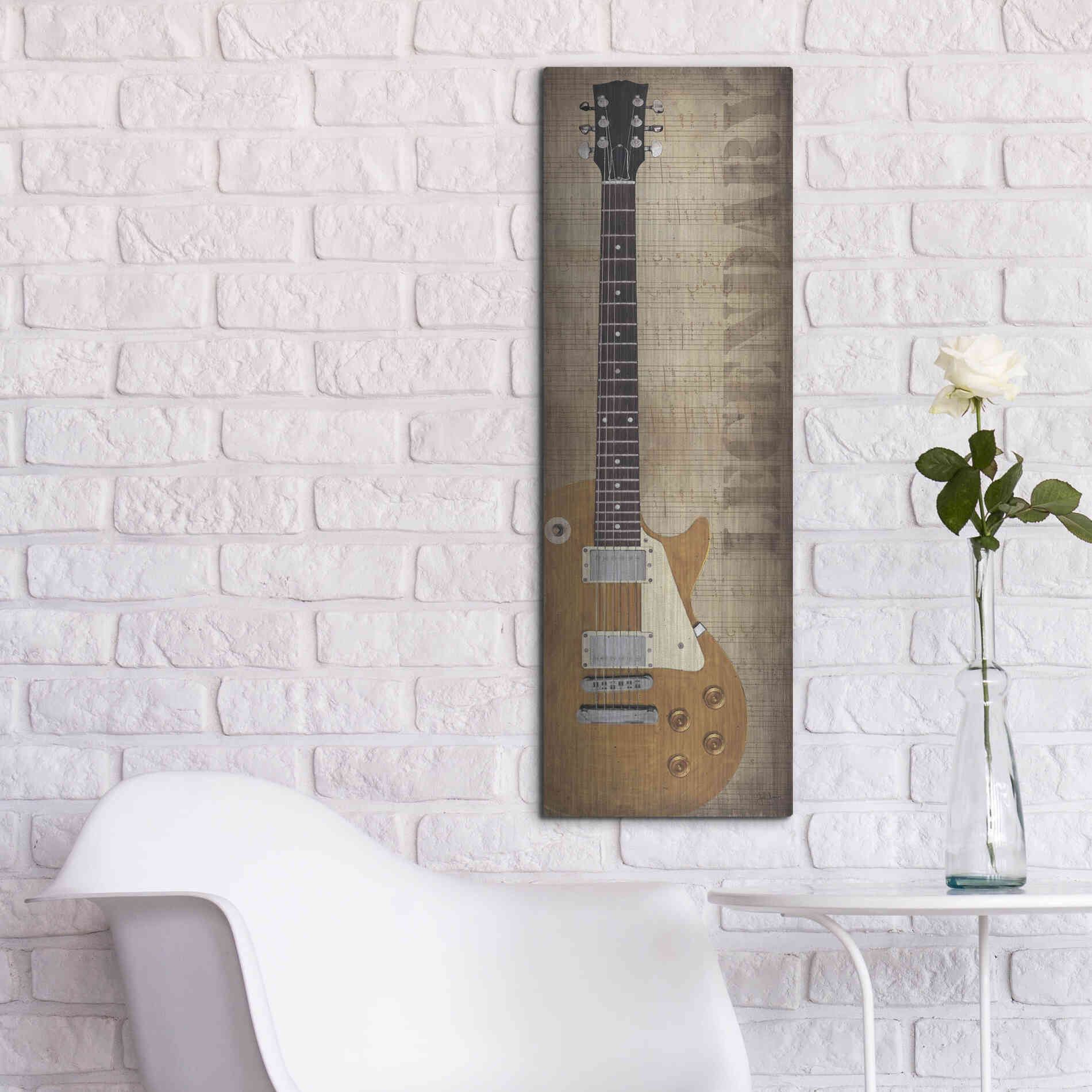 Luxe Metal Art 'Legendary' by John Jones, Metal Wall Art,12x36