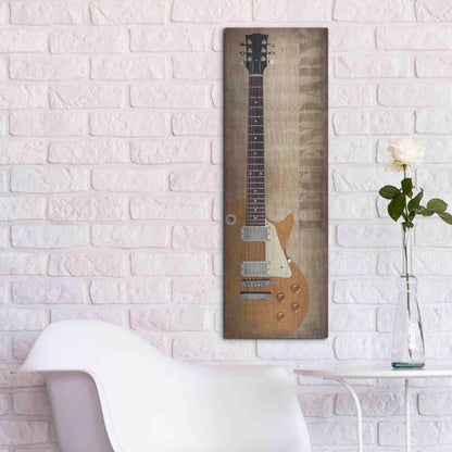 Luxe Metal Art 'Legendary' by John Jones, Metal Wall Art,12x36