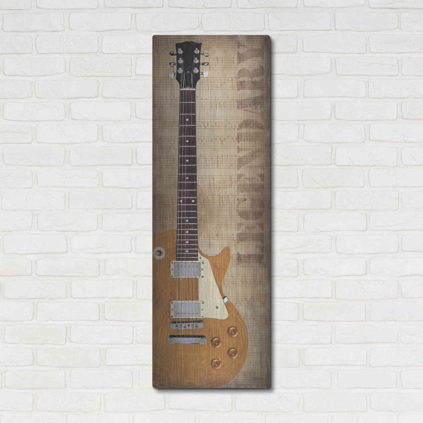 Luxe Metal Art 'Legendary' by John Jones, Metal Wall Art,16x48
