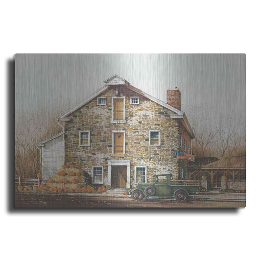 Luxe Metal Art 'Fall is in the Air' by John Rossini, Metal Wall Art