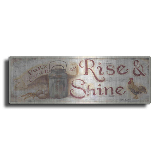 Luxe Metal Art 'Rise & Shine' by Pam Britton, Metal Wall Art
