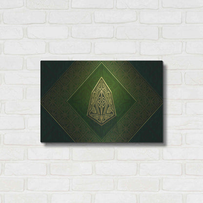 Luxe Metal Art 'Celtic Knot EOS Crypto' by Katalina, Metal Wall Art,24x16
