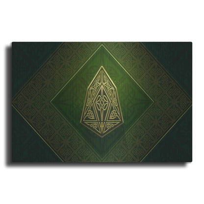 Luxe Metal Art 'Celtic Knot EOS Crypto' by Katalina, Metal Wall Art