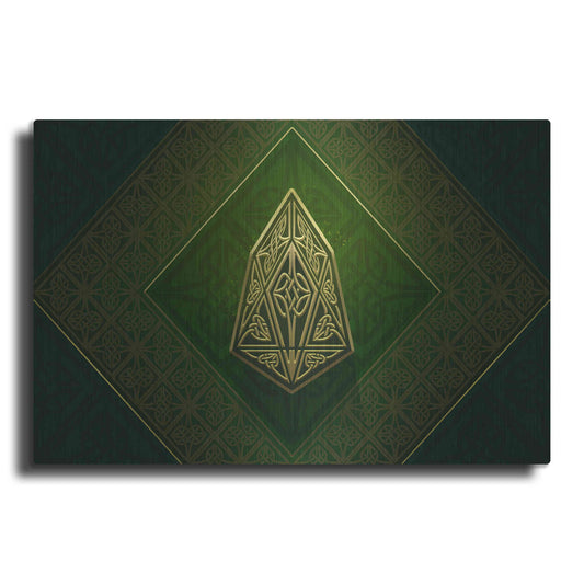 Luxe Metal Art 'Celtic Knot EOS Crypto' by Katalina, Metal Wall Art