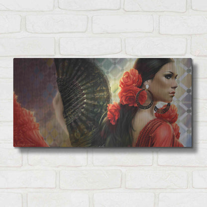 Luxe Metal Art 'Gift of art' by Katalina, Metal Wall Art,24x12