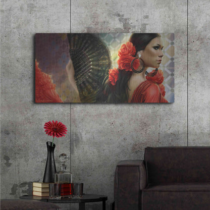 Luxe Metal Art 'Gift of art' by Katalina, Metal Wall Art,48x24