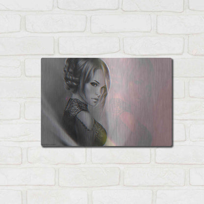 Luxe Metal Art 'Keelan' by Katalina, Metal Wall Art,16x12