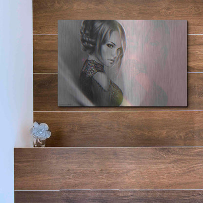 Luxe Metal Art 'Keelan' by Katalina, Metal Wall Art,16x12