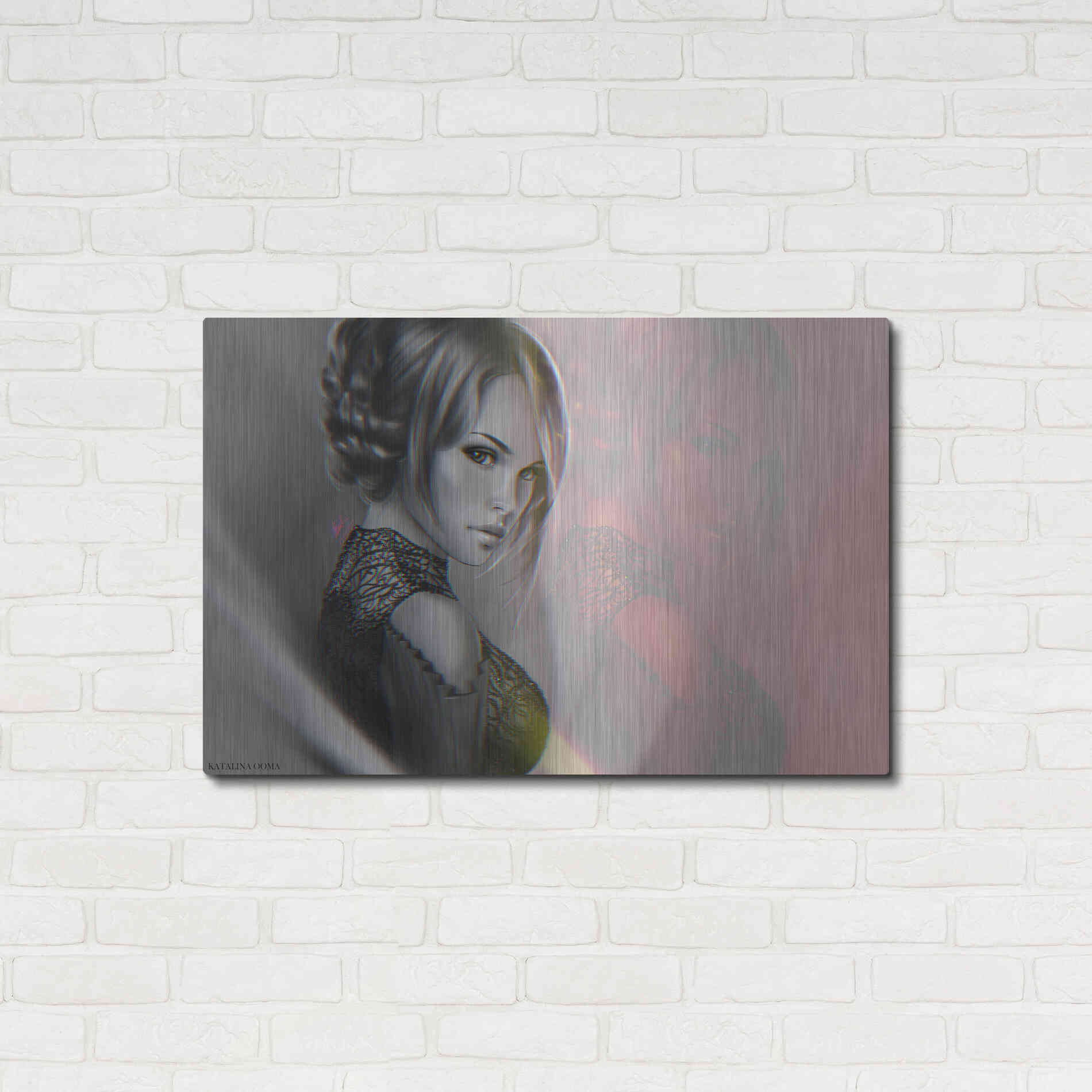 Luxe Metal Art 'Keelan' by Katalina, Metal Wall Art,36x24