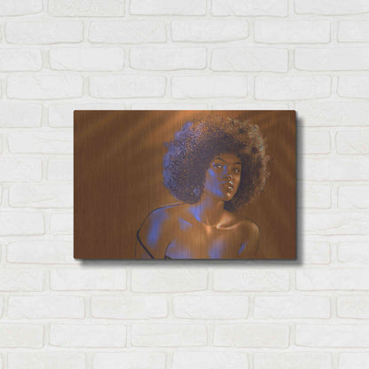 Luxe Metal Art 'Tanarelle' by Katalina, Metal Wall Art,24x16