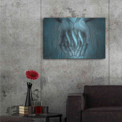 Luxe Metal Art 'Steem Crypto' by Katalina, Metal Wall Art,36x24