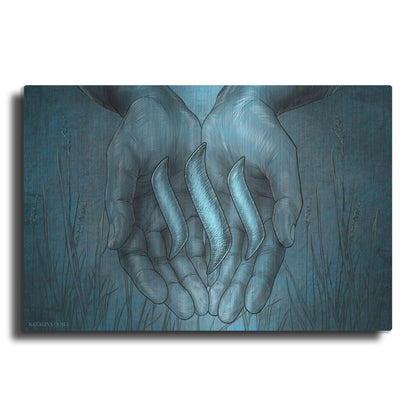 Luxe Metal Art 'Steem Crypto' by Katalina, Metal Wall Art