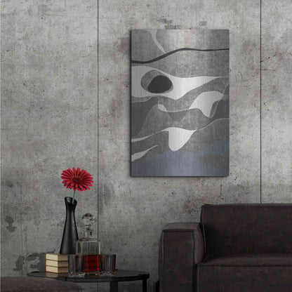 Luxe Metal Art 'Naiad III' by Rob Delamater, Metal Wall Art,24x36
