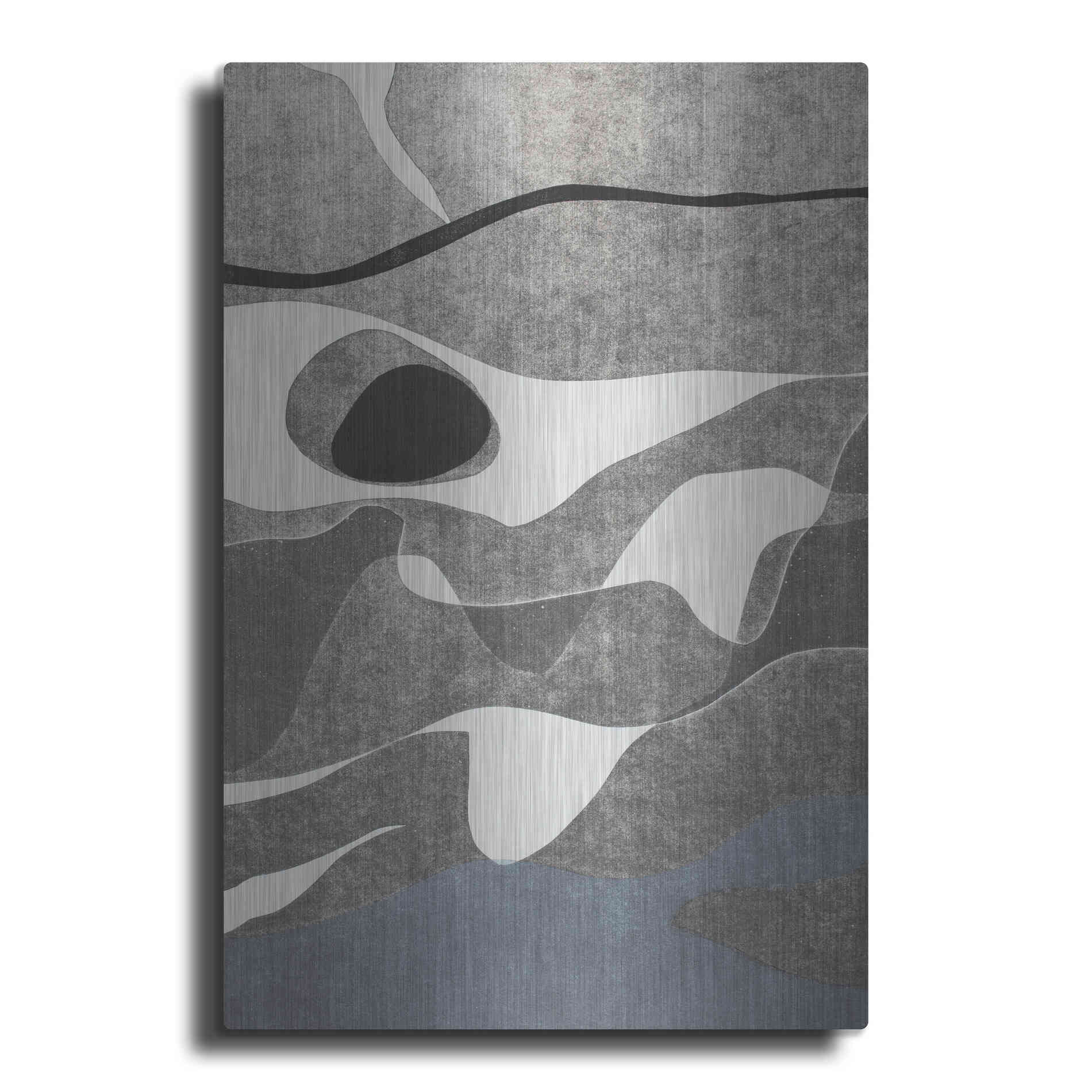 Luxe Metal Art 'Naiad III' by Rob Delamater, Metal Wall Art