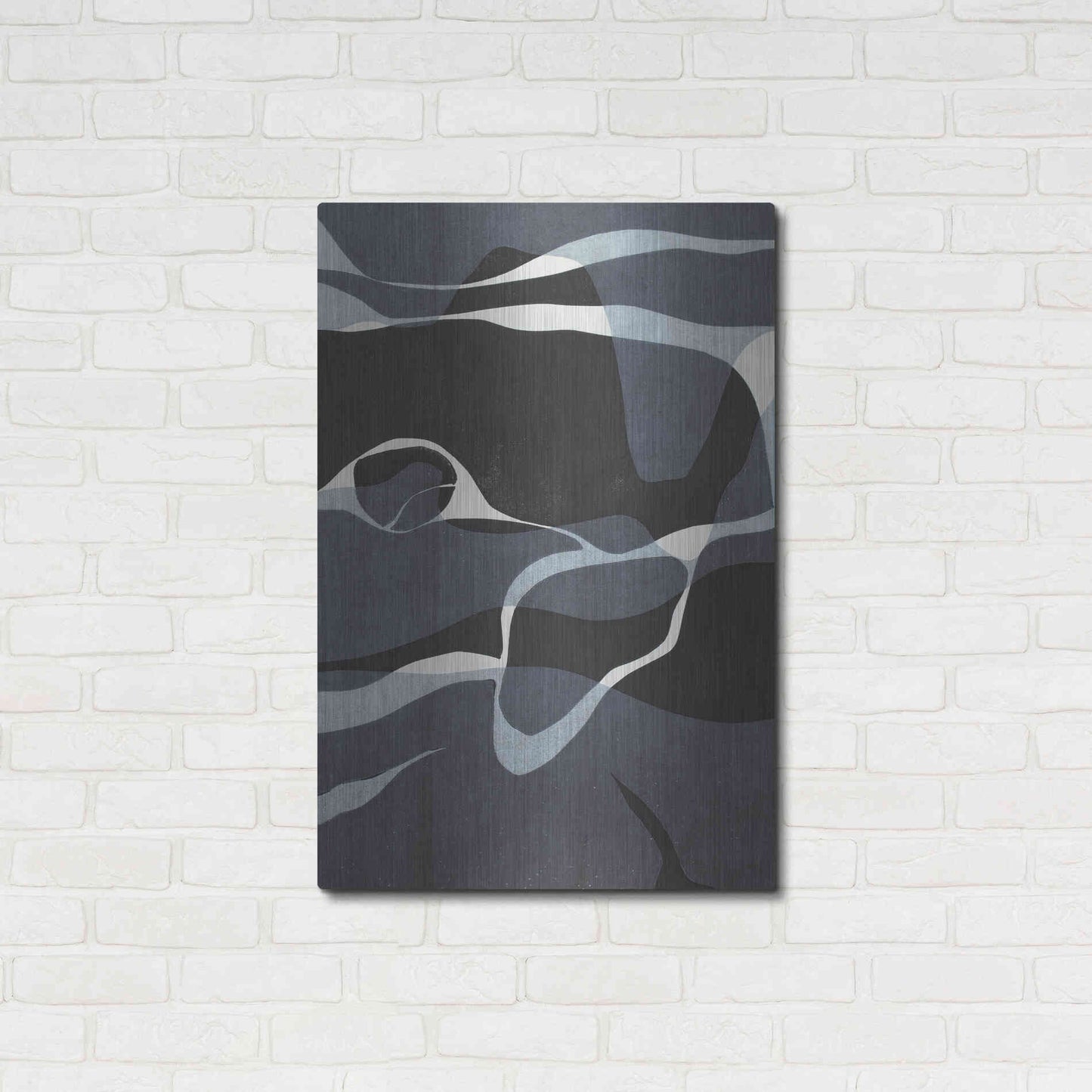 Luxe Metal Art 'Naiad I' by Rob Delamater, Metal Wall Art,24x36