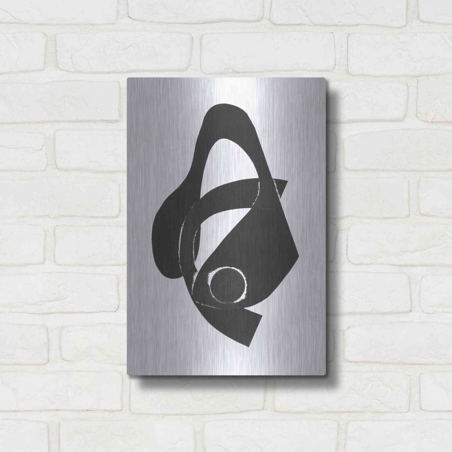 Luxe Metal Art 'Gizmo II' by Rob Delamater, Metal Wall Art,12x16