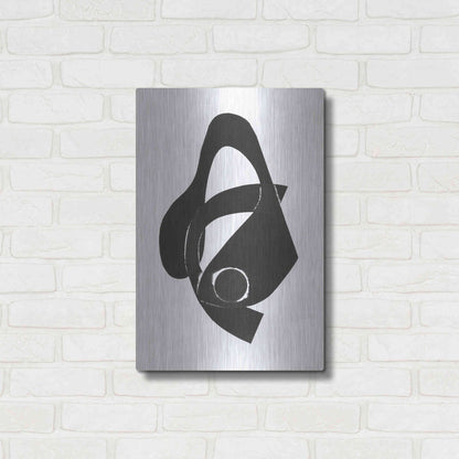 Luxe Metal Art 'Gizmo II' by Rob Delamater, Metal Wall Art,16x24