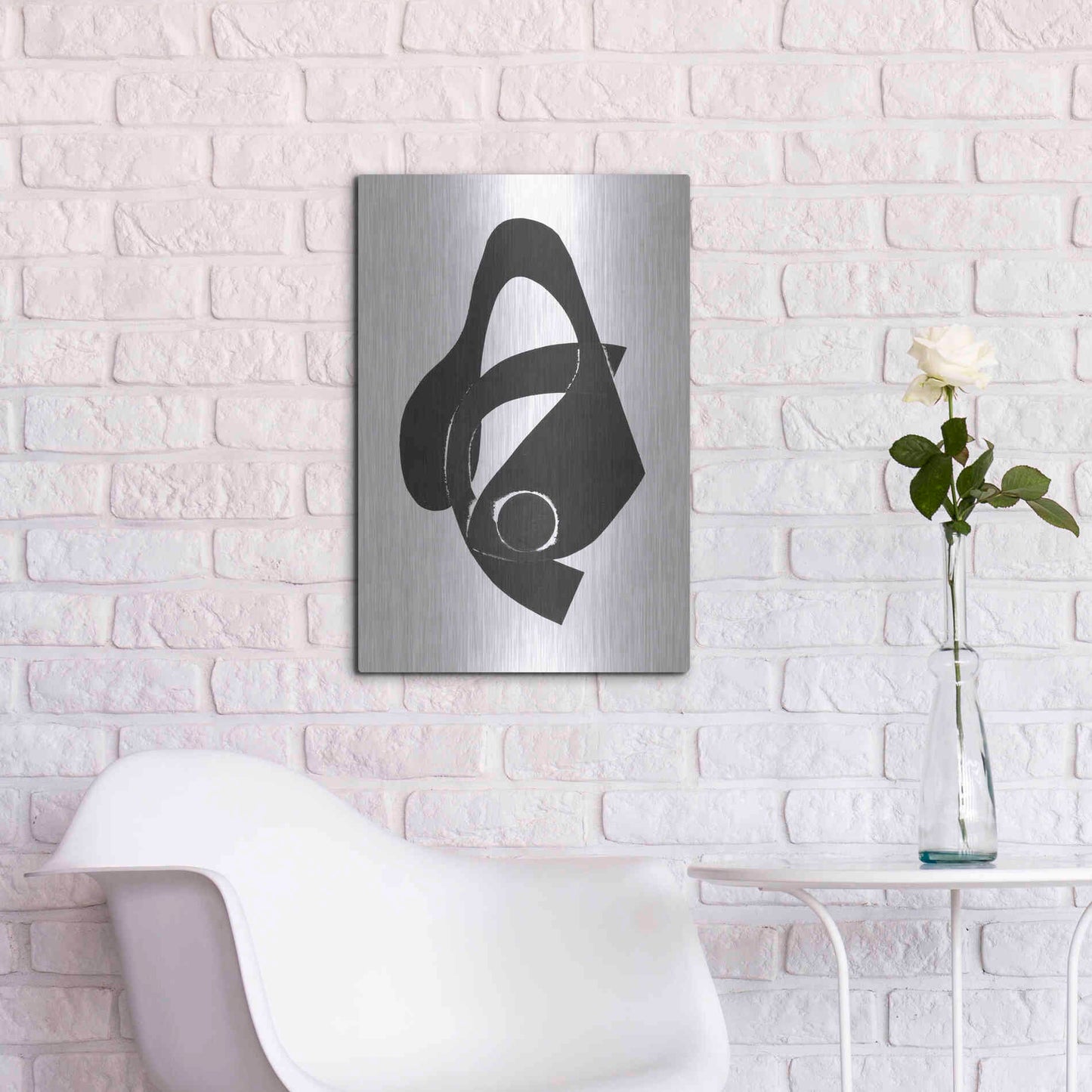 Luxe Metal Art 'Gizmo II' by Rob Delamater, Metal Wall Art,16x24